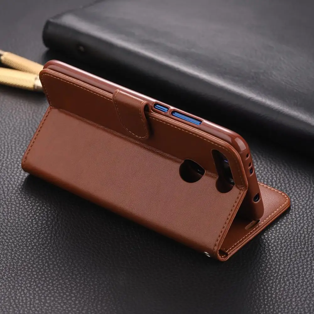 Кожаный флип кошелек чехол для Huawei Honor V20 20 Pro 10i 9 lite с отделениями карт 9A 8X MAX 9X LITE