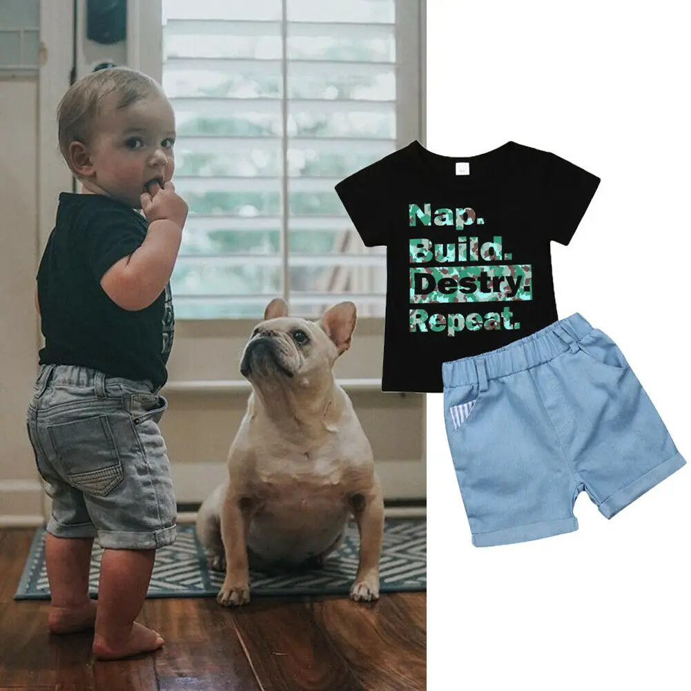 2019 г. летняя хлопковая Милая одежда без рукавов с надписью для маленьких