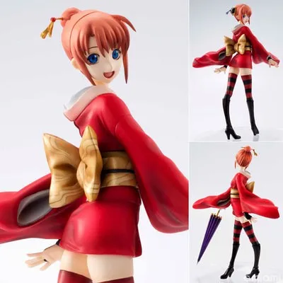 Новые горячие Gintama Кагура Серебряная Душа GEM модель игрушки японского аниме PVC