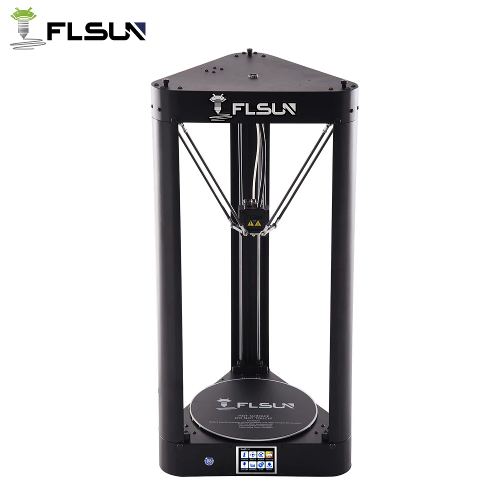 Высокая точность FLSUN QQ S 3d принтер решетка стеклянная кровать большой размер