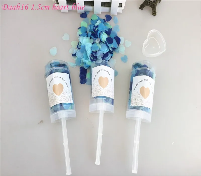 5 шт./компл. попперы для конфетти в форме сердца с эффектом пуш-ап свадьбы