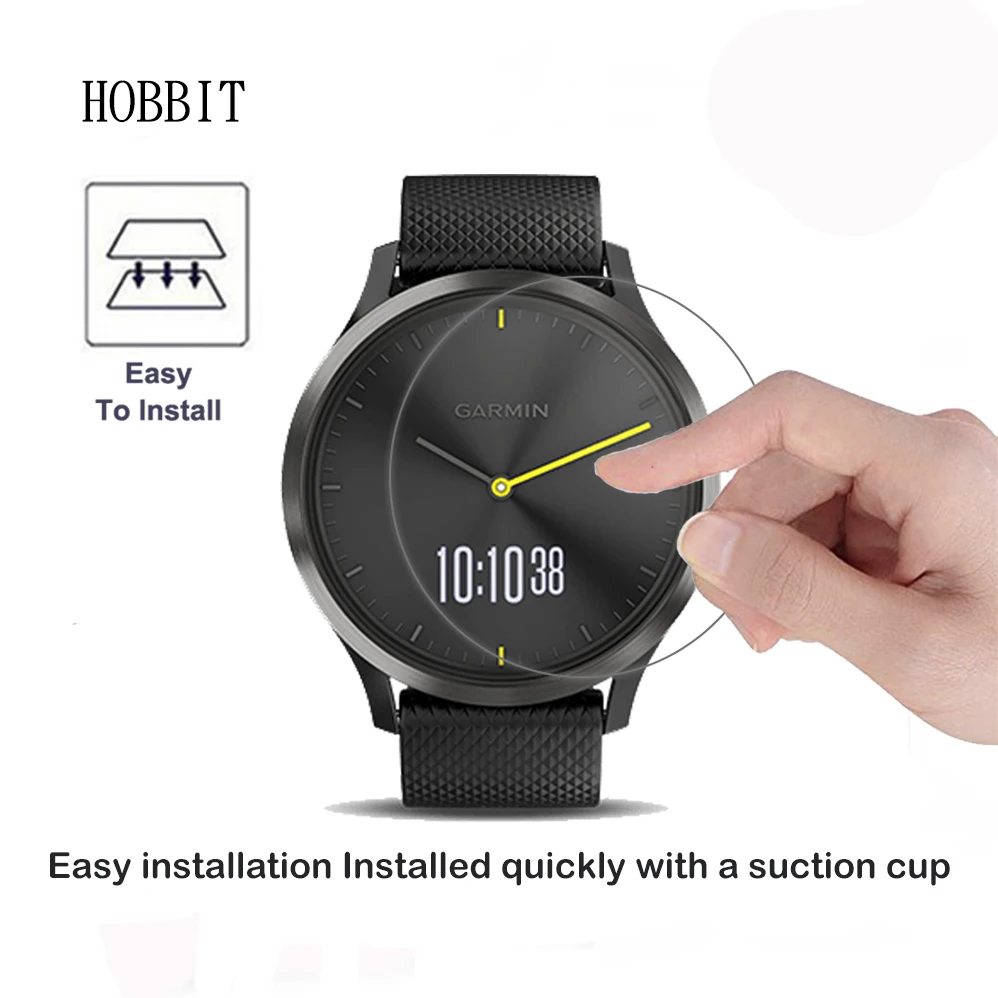 2 упаковки для Garmin Vivomove HR 0,3 мм 2.5D 9H защита экрана из закаленного стекла Ультрапрозрачная Защита от царапин для garmin