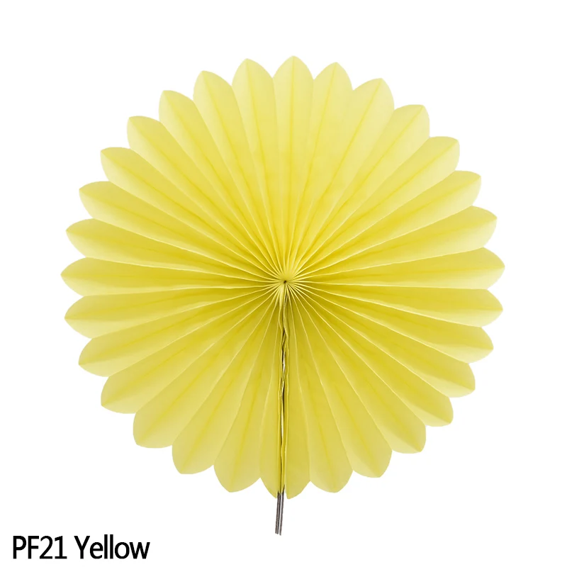 PF21 5 шт. 10-30 см папиросная бумага вырезные бумажные веера Pinwheels Висячие поделки для детского душа Свадебная вечеринка День рождения фестиваль Декор - Цвет: PF21