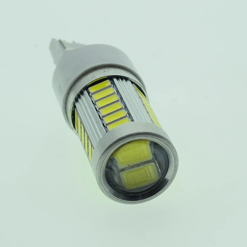 10 шт./лот T20 7440 7443 5630 33 SMD СВЕТОДИОДНАЯ Лампа Белая 726LM задний стоп сигнал