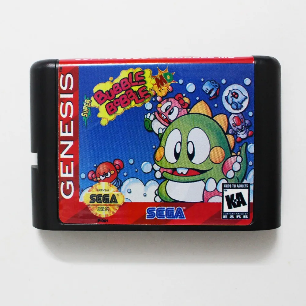 Супер Bubble Bobble 16 бит MD карточная игра для Sega игры Mega Drive Genesis|16 bit|md game16 bit md |