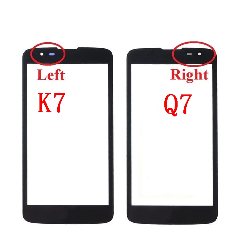 RTBESTOYZ высокое качество 5 0 &quotдля LG K7 Tribute LS675 MS330 &amp Q7 X210 переднее внешнее стекло