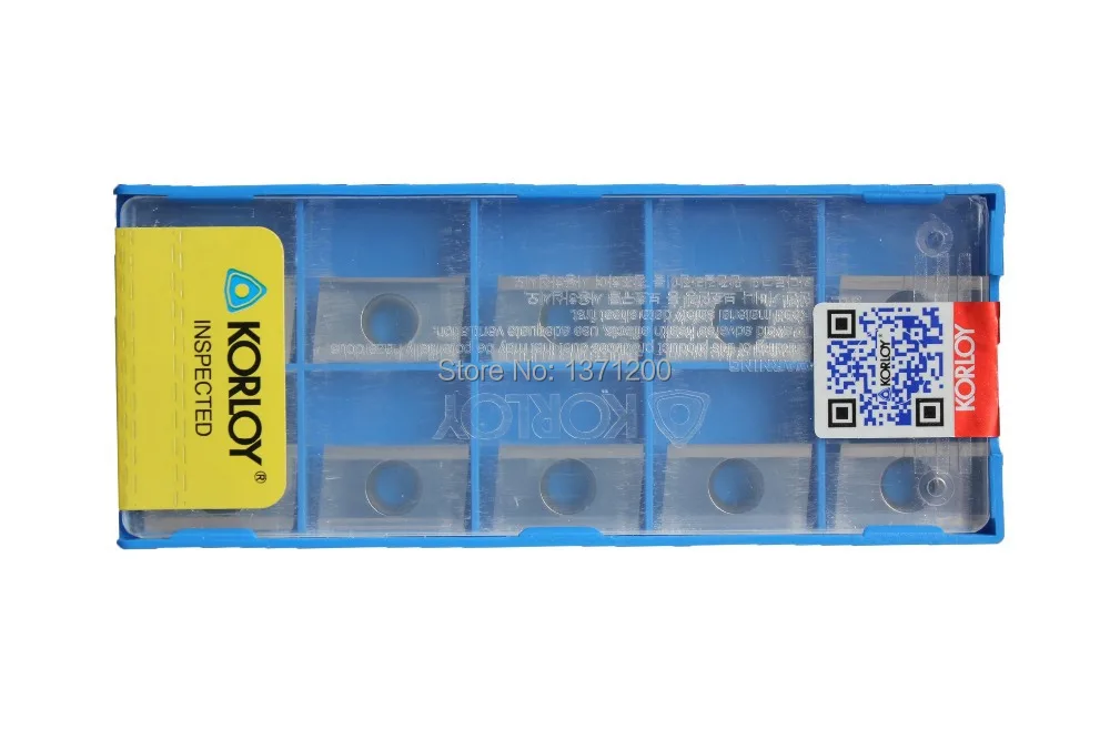 Карбидные вставки KORLOY APKT1604PDFR-MA H01 для резки с поддержкой MGEHR & MGIVR Tool, 10 шт.