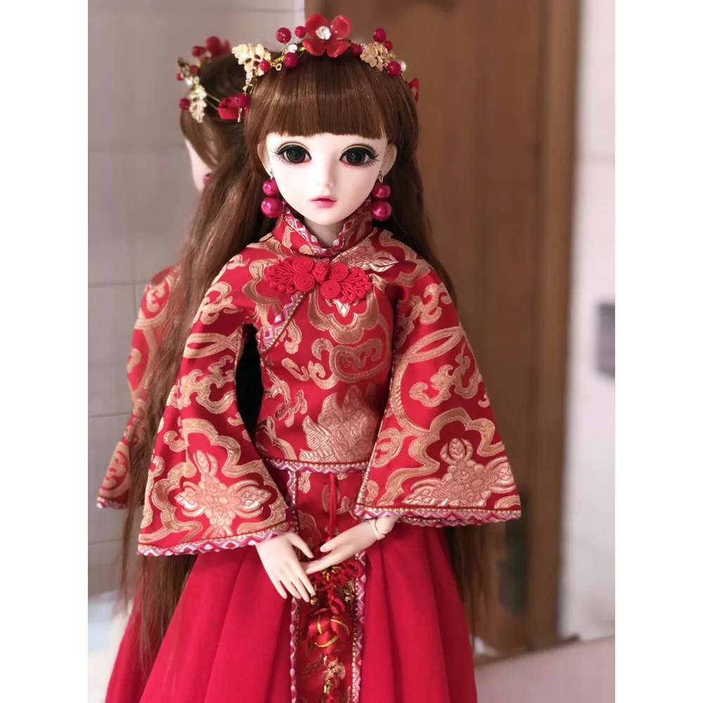 Шарнирная кукла 60 см игрушки высшее качество китайская Кукла 18 шарниров