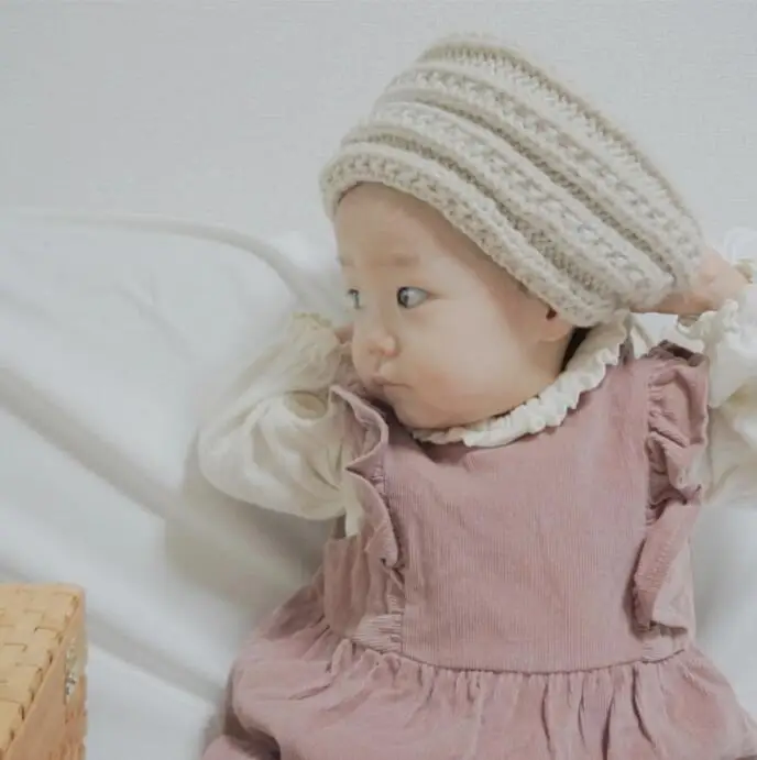 Новинка весны 2019 одежда для маленьких девочек Детский вельветовый Свободный