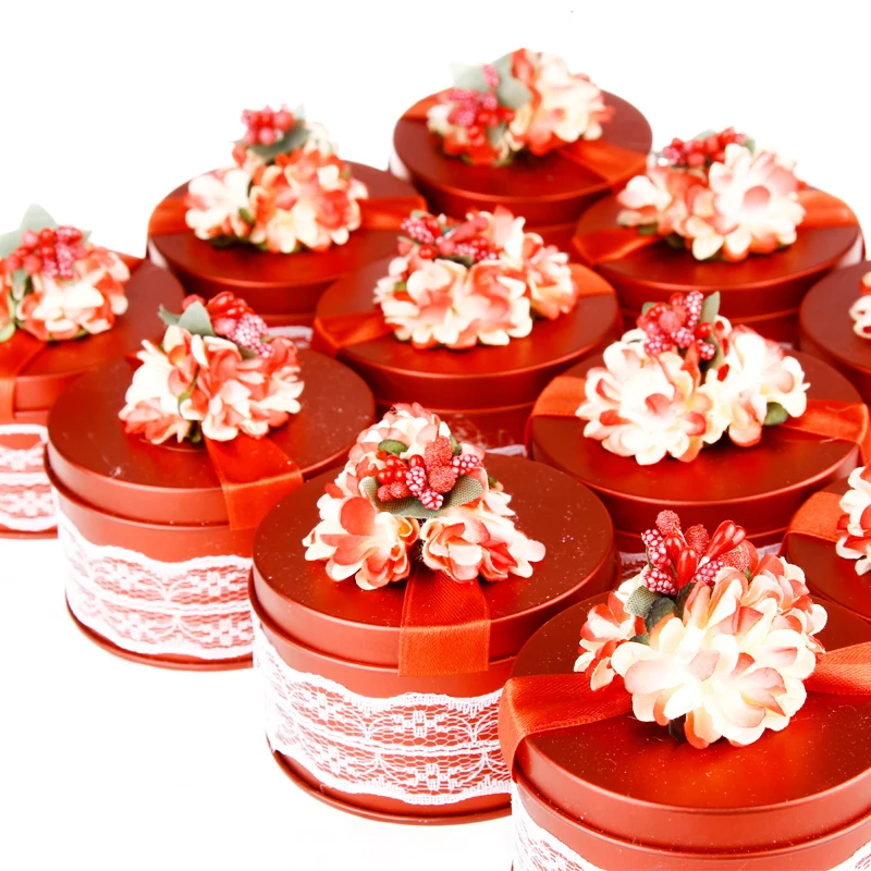 1 шт./2017 новая модная свадебная коробка для конфет Подарочная Свадебная вечеринки