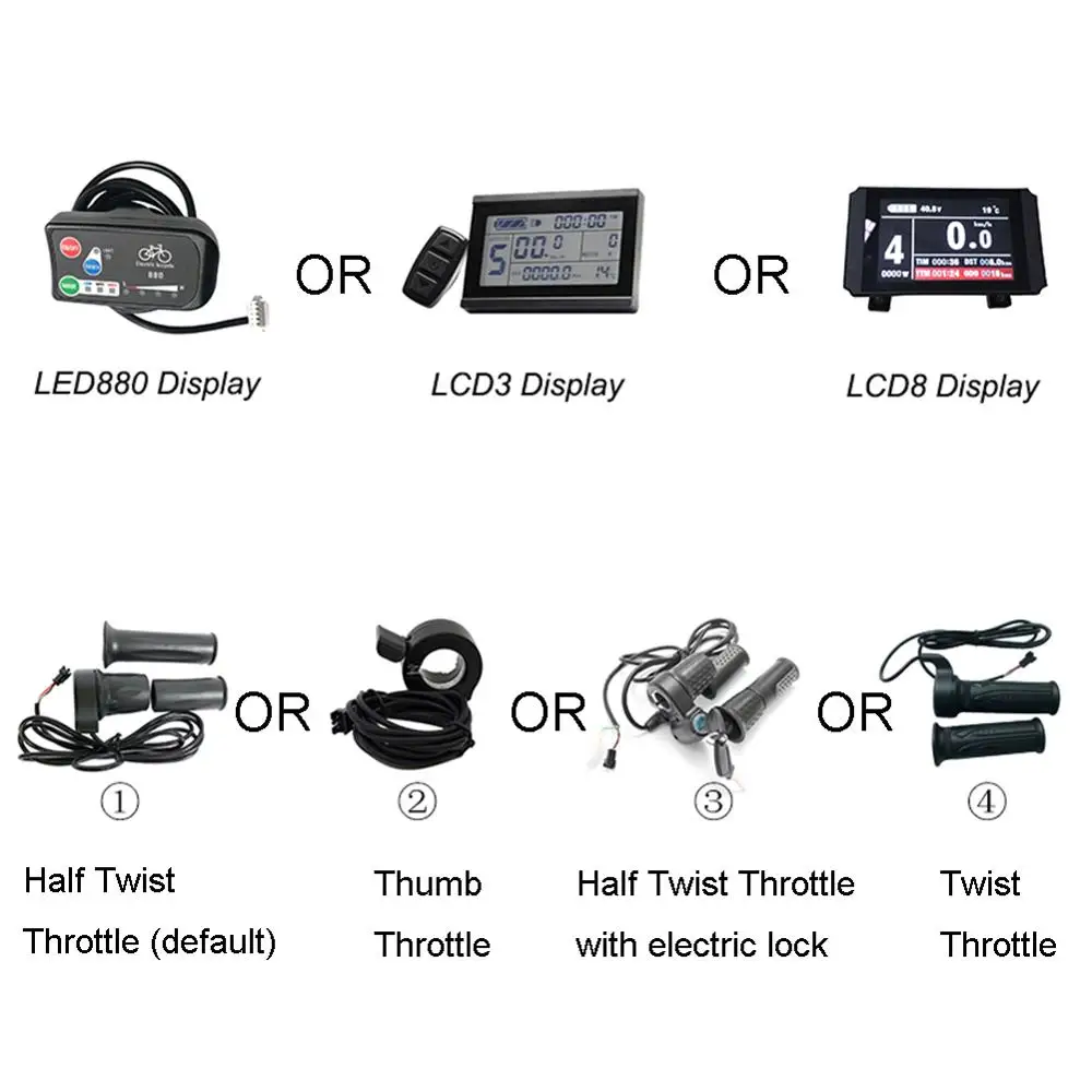 Электрический велосипед конверсионный набор 36V 250W 350W 48V 500W 1000W 1500W Ebike 20 24 26 27 5 28 29inch