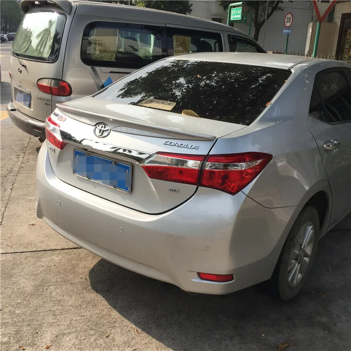 Спойлер для Corolla высококачественный спойлер из АБС-материала заднего крыла