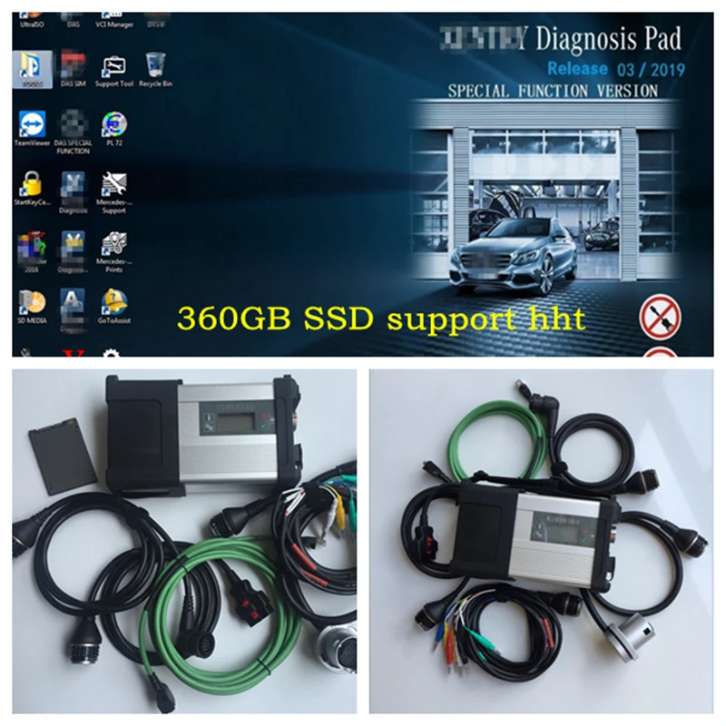 

V2020.12 MB SD Connect Compact C5 Star Diagnosis with WIFI support for Cars and Trucks with Multi-Langauge car diagnostic tool