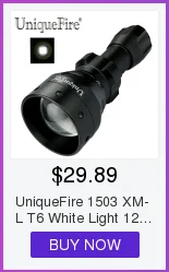 UniqueFire тактический светодиодный фонарик 1508 T67 IR 940NM Zoom инфракрасный фонарь для охоты факел с XRE красный свет держатель лампы
