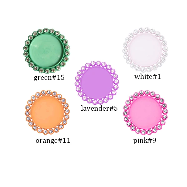 MIX color 4 Стразы на кнопках, крышки для бутылок, крышки для ключей, крышки для кабошонов, размер 25 мм, 1 дюйм и 20 мм, 10 шт., BTN-5654 - Цвет: MIX color 4