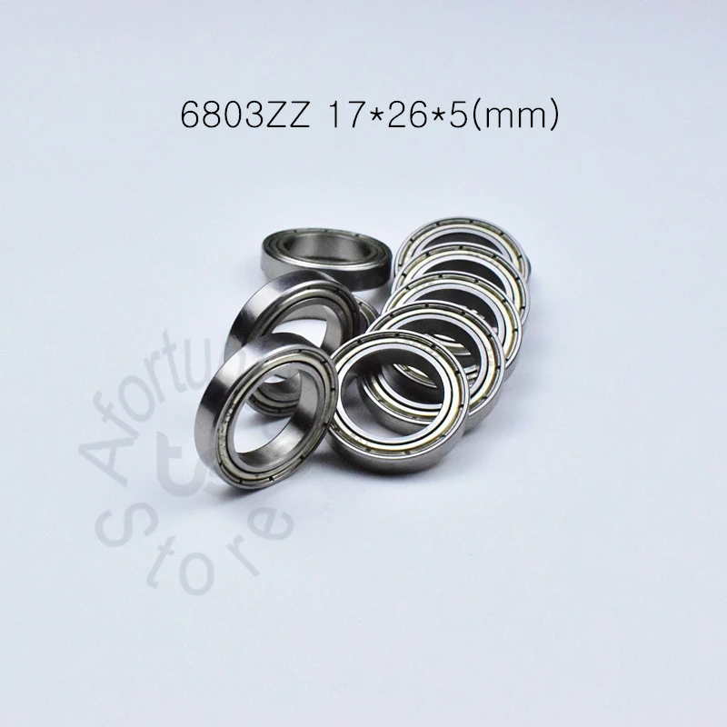 6803ZZ 17*26*5 (мм) 10 шт Бесплатная доставка подшипник ABEC 5 металлическим герметичным
