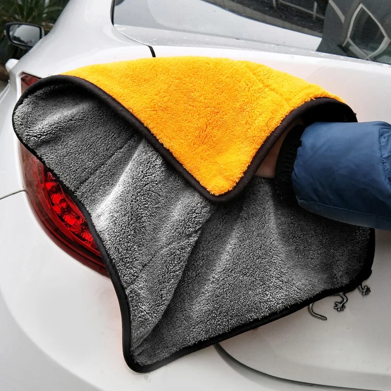 Размеры 30*30 см Автомойка микрофибры Полотенца Чистка сушки ткань Hemming для ухода