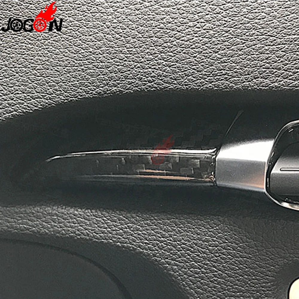 

7pcs For Audi A3 S3 RS3 2014 -2018 Carbon Fiber Car Interior Dashboard Moldings Console Door Armrest Panel Strips Cover Trim