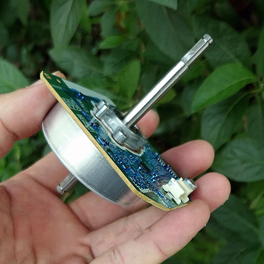Внешний ротор mirco двигатели DC24V dia 54 мм бесщеточный двигатель постоянного тока с самоприводной пластиной двойной двигатель на шарикоподшипниках без щетки