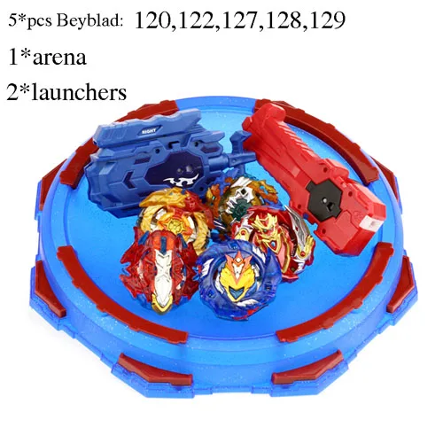 combination 5pcs - C Новые игрушки Beyblade Burst с пусковым устройством стартер и арена Bayblade Металл Fusion Бог спиннинг Топы Bey Blade лезвия игрушки AAA - Цвет: combination 5pcs - C