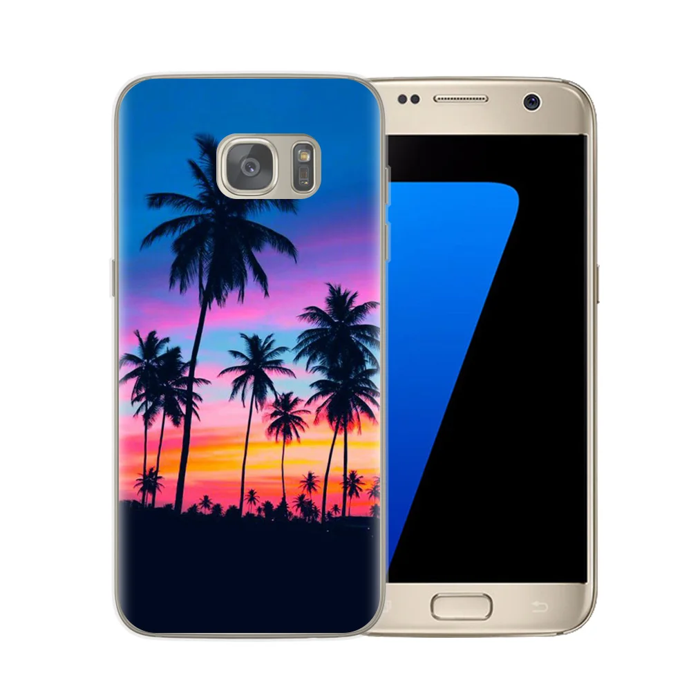 Мягкий силиконовый чехол для телефона RUIXKJ с летним пляжным рисунком Samsung Galaxy A5 2017