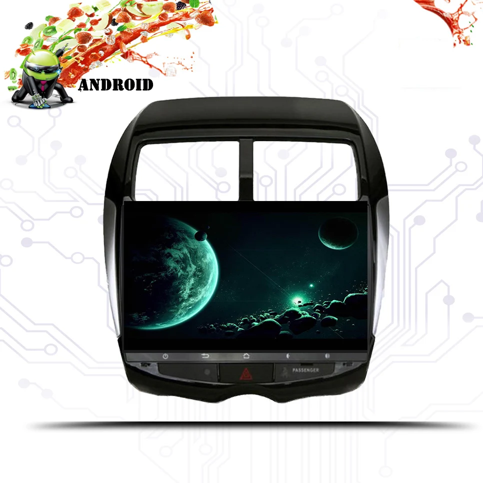 Android 9,1 Автомобильный мультимедийный dvd-плеер gps навигация для MITSUBISHI ASX RVR Outlander Sport 2010- магнитофон Аудио Видео