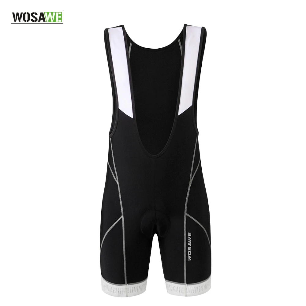 WOSAWE Bib Shorts Pro Team Cycling Men Jersey Bike Padded | Спорт и развлечения