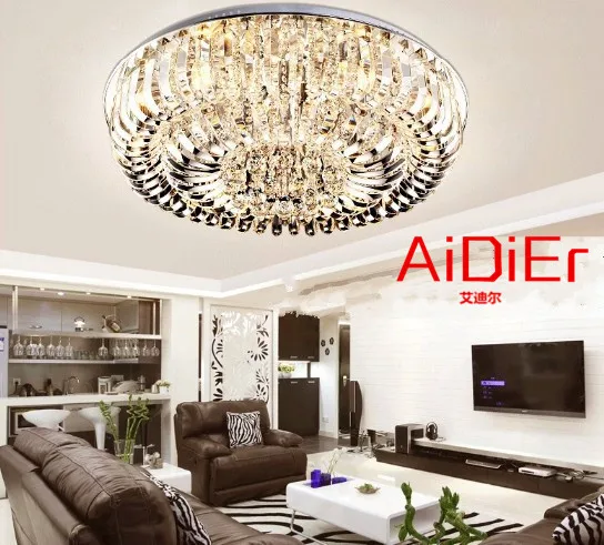 Новая Минималистичная Хрустальная современная люстра K9 с утопленным креплением