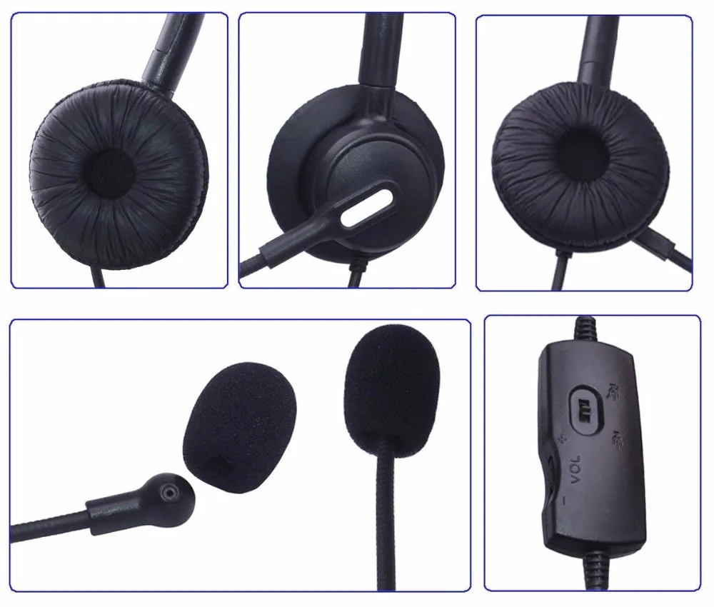 Wantek гарнитура для телефона для Cisco унифицированный IP Phone 7931G 7940G 7941G 7942G и Plantronics M10 MX10 Vista Модульная картина адаптеры для сим-карт