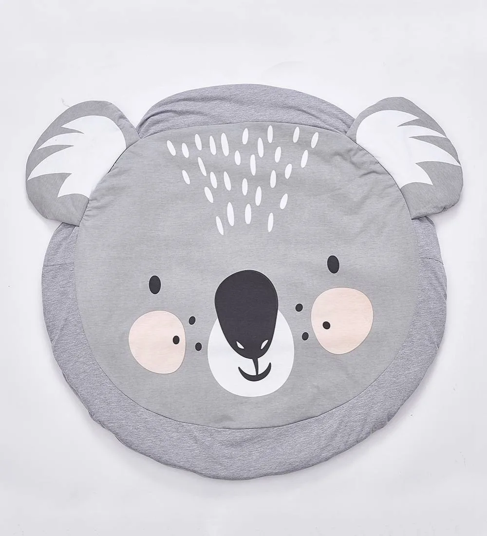 INS Fashion, 90 см, детские коврики для игр, круглый ковер, коврик, хлопок, Kola Rabbit, напольный ковер для детской комнаты, декор для новорожденных, подарок для ребенка