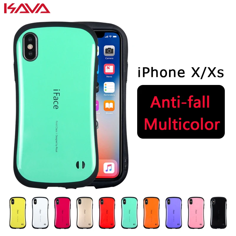 Япония tide бренд iFace противоударный чехол для iphone X XS MAX XR ТПУ Силиконовые чехлы 10 8 7
