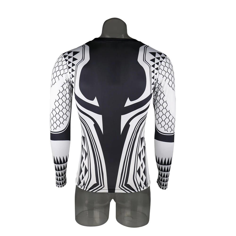 Aquaman Compression Shirt Man 3D Printed T shirts Men 2018 Newest Comics Cosplay Costume Long Sleeve Tops For Male Fitness Cloth |