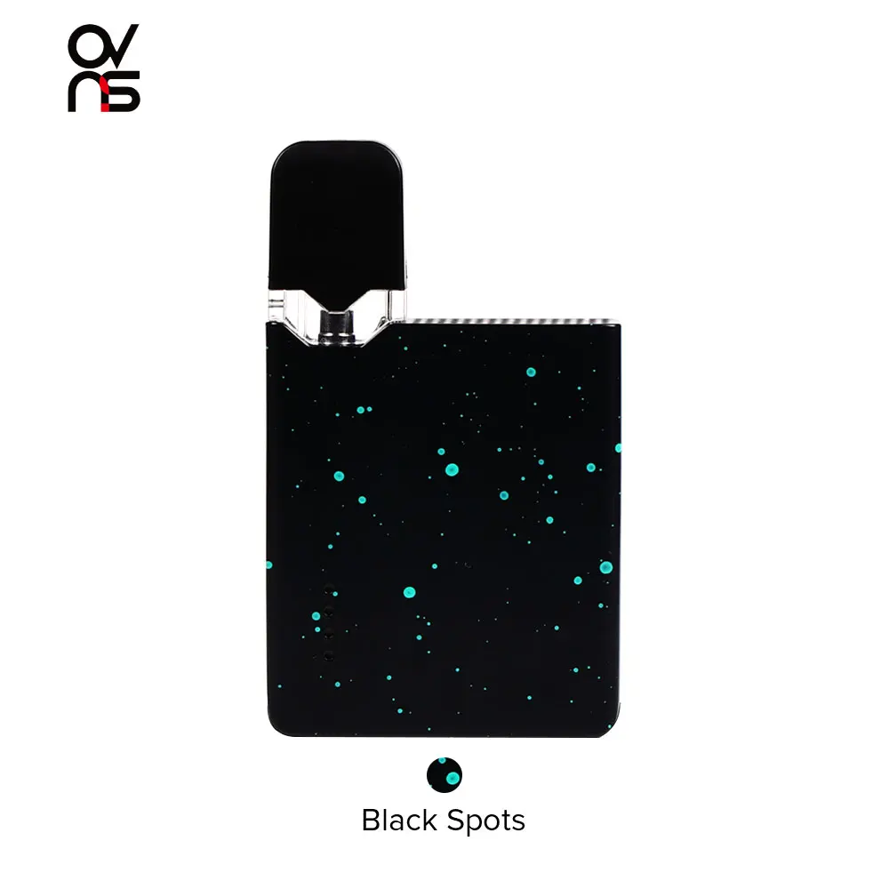 Black Spots OVNS JC01 Pod Vape комплект 400mAh электронная сигарета 0,7 мл картридж Pod Tank 400mAh 3LED светильник испаритель VS calibren комплект - Цвет: Black Spots