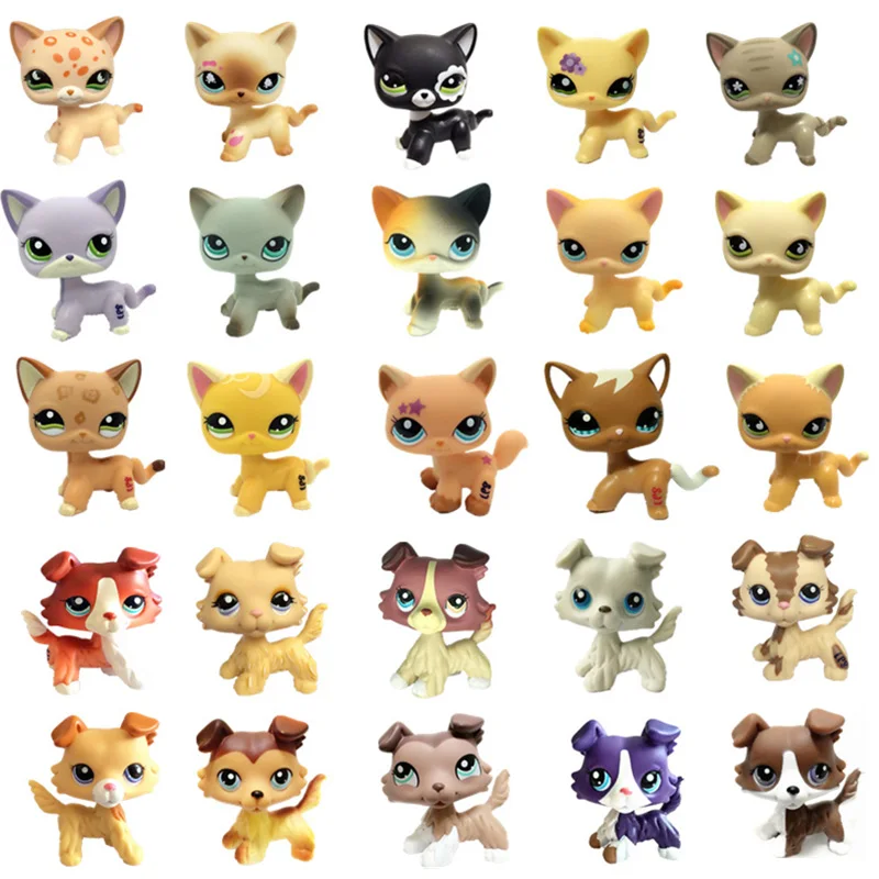 Редкие игрушки Lps для зоомагазина 2291 реальные стоячие животные короткие волосы