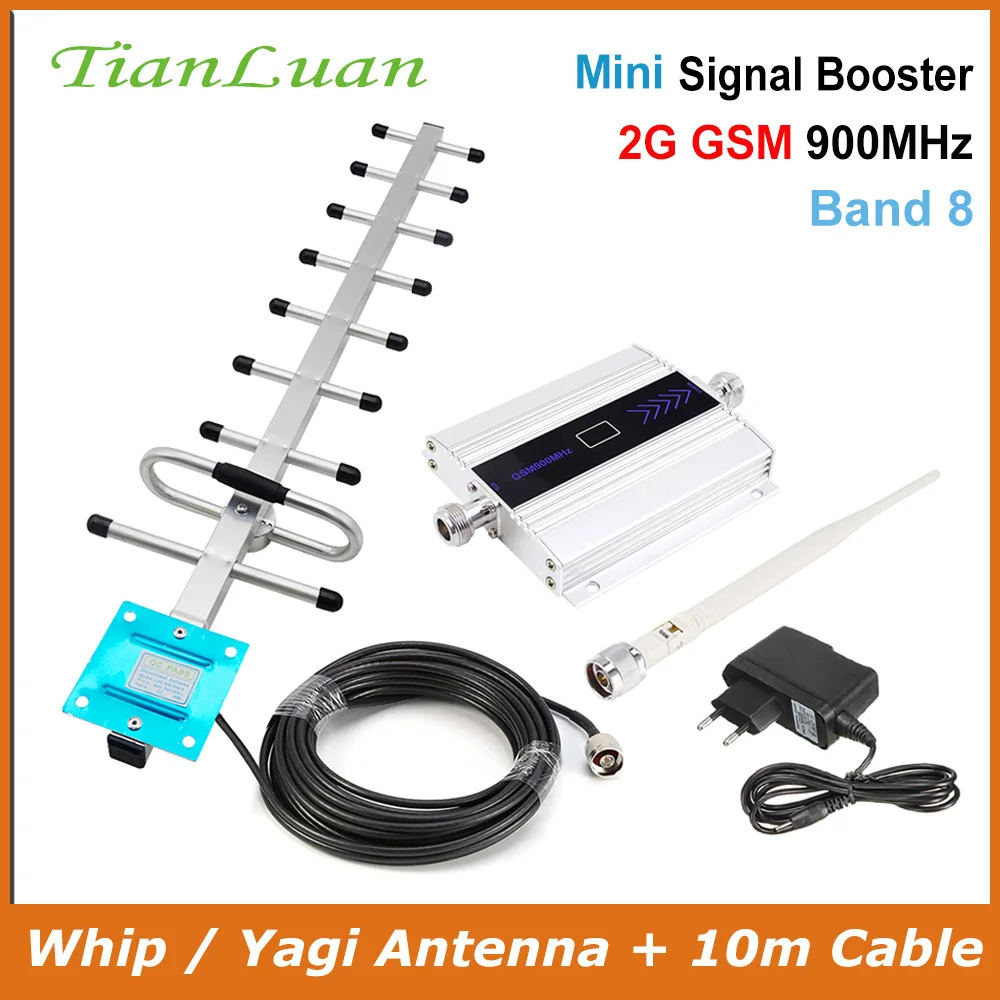 TianLuan GSM 900 МГц Мобильный телефон 2G усилитель сигнала Репитер мобильного телефона