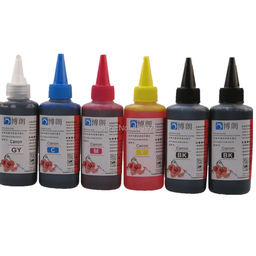 6 чернил для CANON pixma MG7740 TS8040 TS9040 принтер PGI 470 CLI 471 многоразовый картридж с цветными
