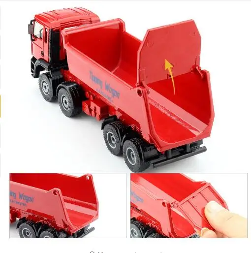 Новые сплава литья под давлением с опрокидывающимися Wagan самосвал 1:50 техника
