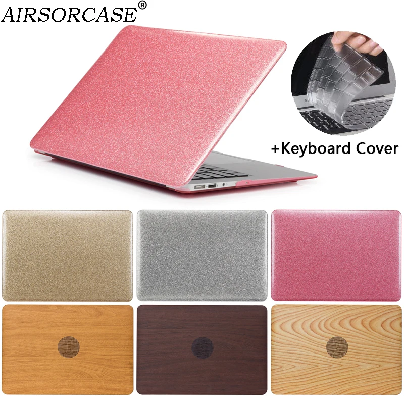 Блестящий чехол для Macbook New Pro 13 3 Touch Bar ноутбука Apple Air Retina 11 12 15 клавиатуры |