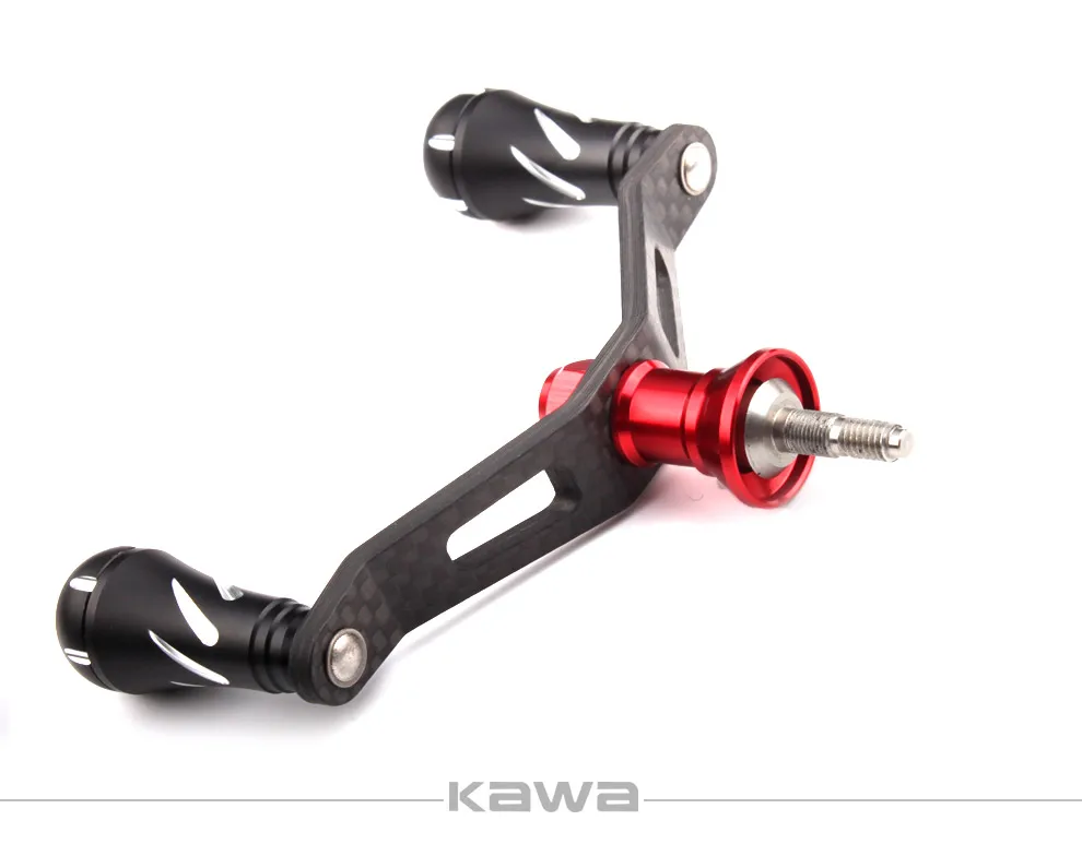 Ручка рыболовной катушки с ручками из алюминиевого сплава для Shimano Daiwa материал углеродное волокно рыболовные снасти DIY аксессуары