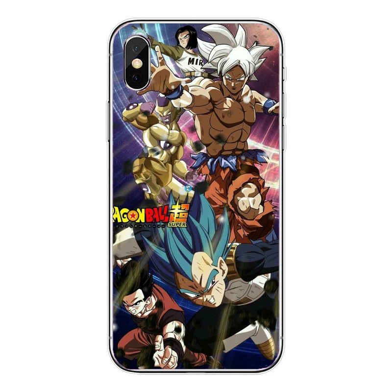 Манга комиксы Dragon Ball z goku Жесткий ПК чехол для iPhone 7 6 6s 8 Plus 5 5S SE X Coque