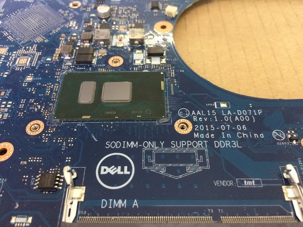 CN-03JXDM 3 JXDM для Dell INSPIRON 15 5559 Материнская плата ноутбука AAL15 LA-D071P REV: 1,0(A00) I5-6200U плата