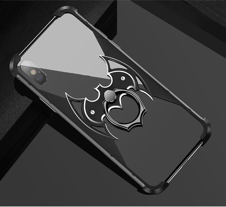 Роскошный металлический защитный чехол в виде летучей мыши для huawei P20, чехол lite, персональный чехол для huawei P20 Pro, металлический чехол-бампер
