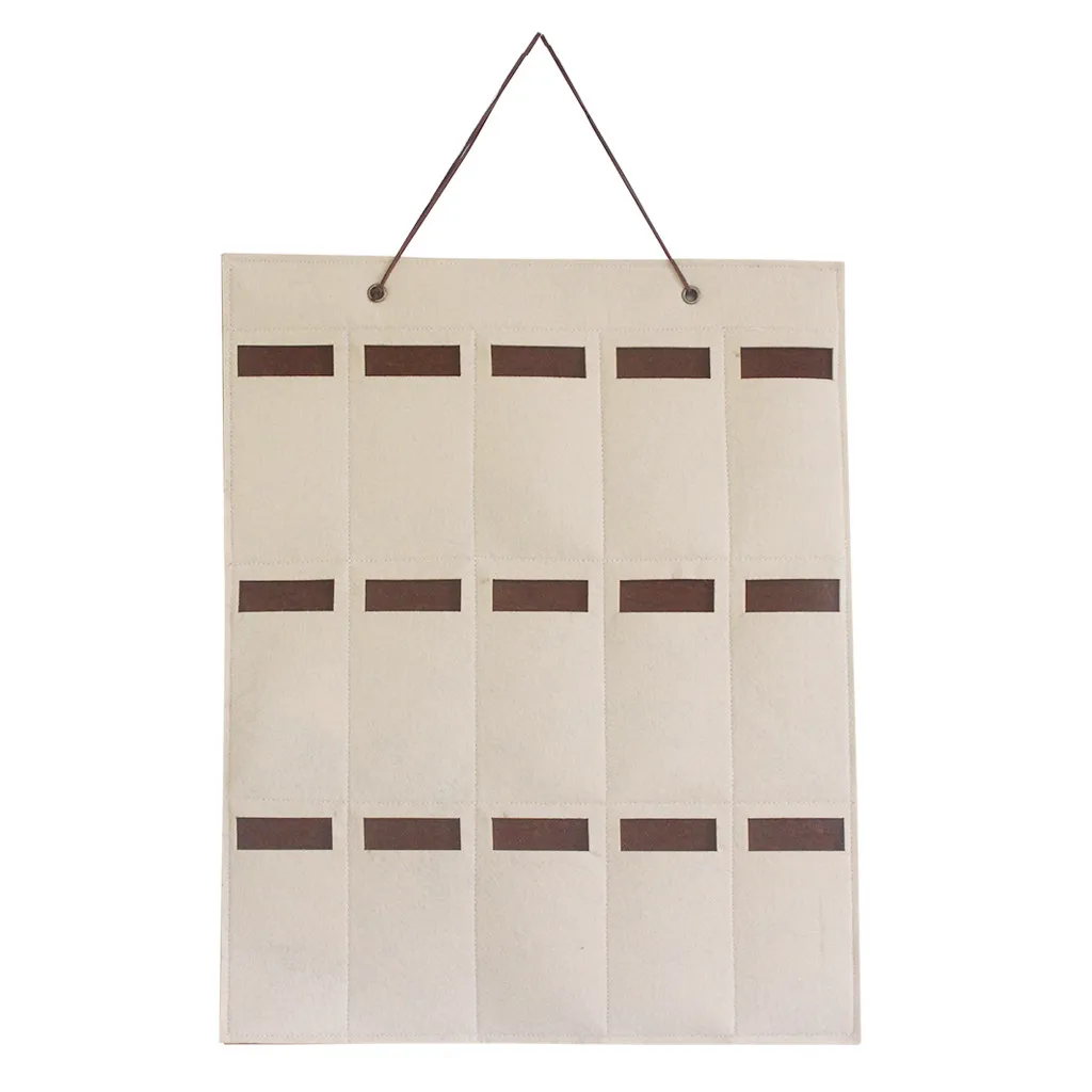 

Storage Organizer 2019 Sunglasses Organizer Storage Hanging Bag Wall Pocket By Sunglasses 15 Slots Felt