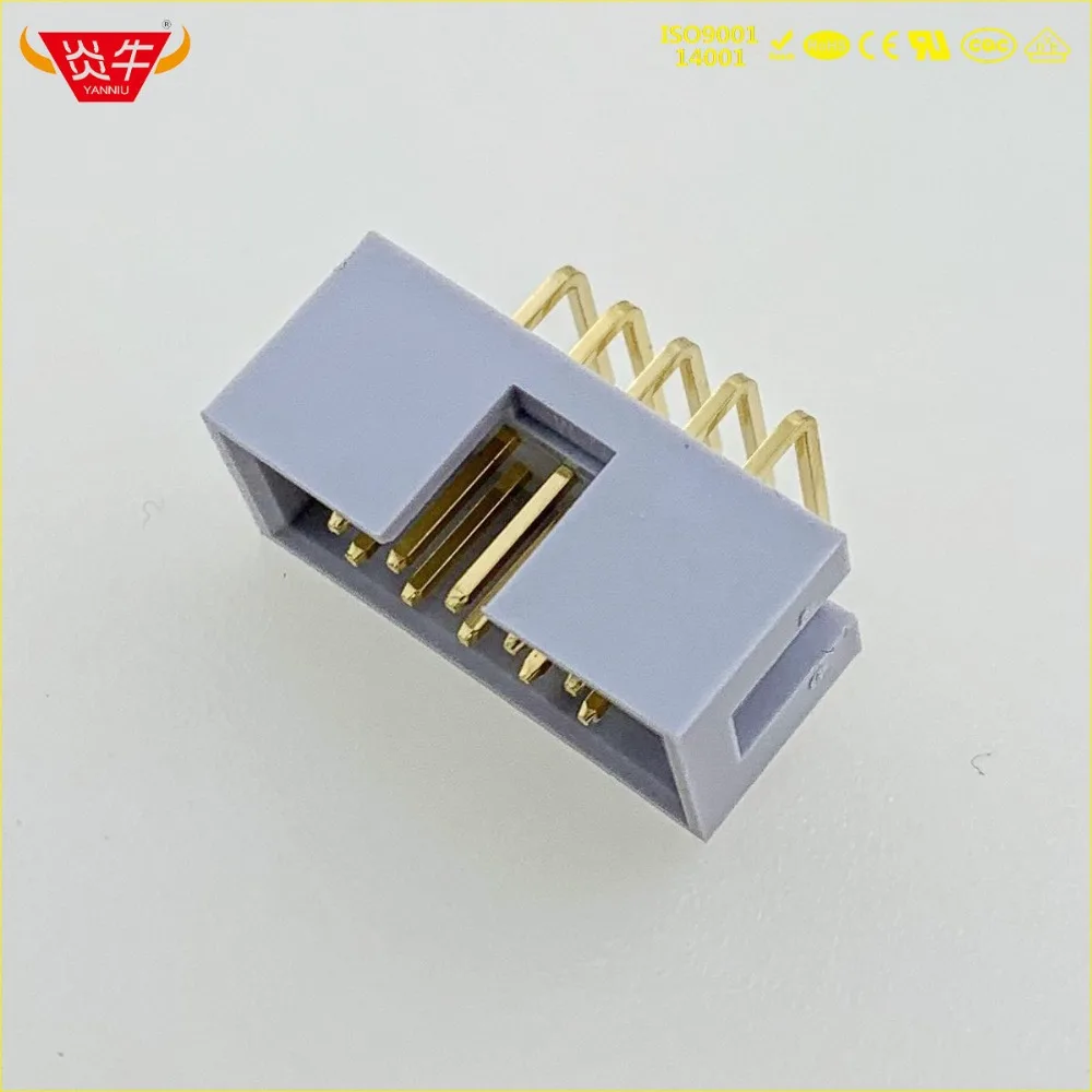 Фотопатрон YANNIU 10PIN IDC 2 54 мм штекер прямоугольный разъем контактная часть