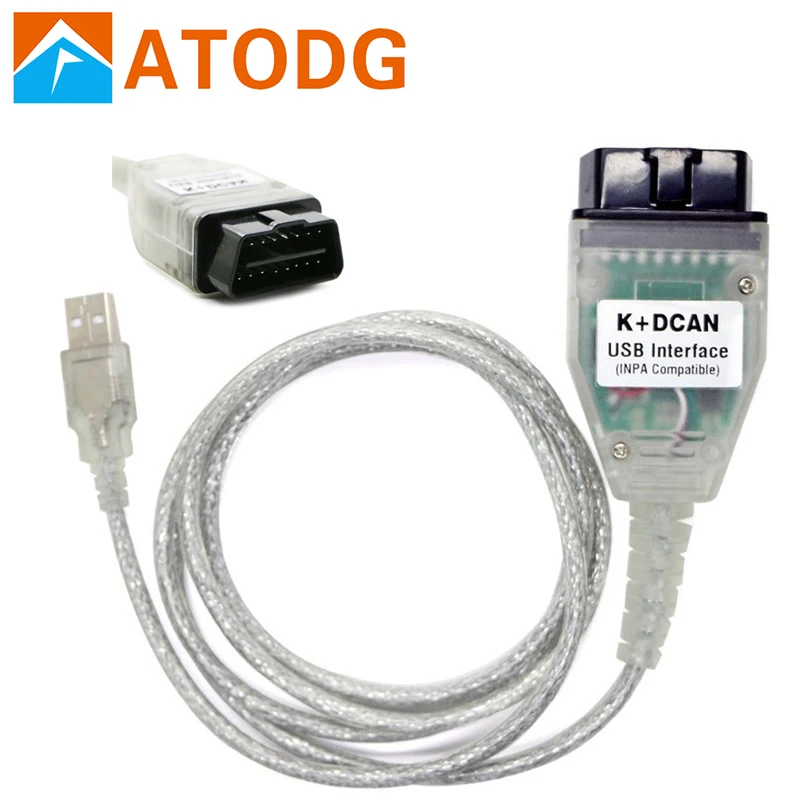 Низкая цена для bmw inpa k can с чипом FTDI FT232RL OBD OBD2 Диагностический кабель INPA K + DCAN USB Ediabas