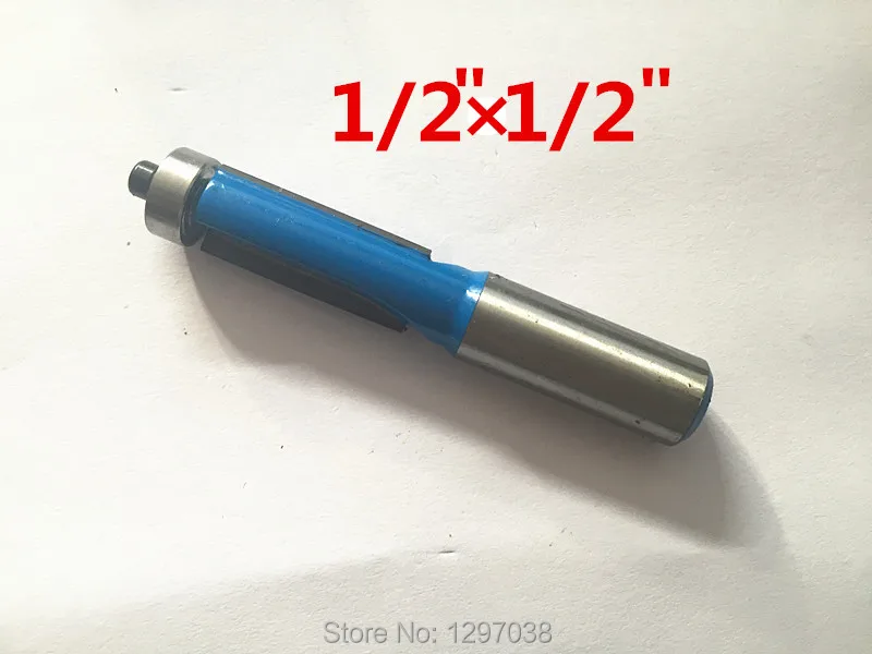 

5pcs ratio Long Cutting Edges 1/2" x 1/2" Bearing Straight Router Bit