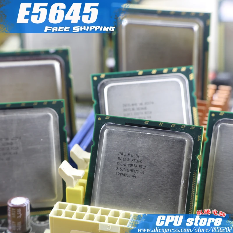 Процессор Intel Xeon E5645 2 4 ГГц/LGA1366/12 МБ/L3 80 Вт кэш/шесть ядер/серверный процессор есть