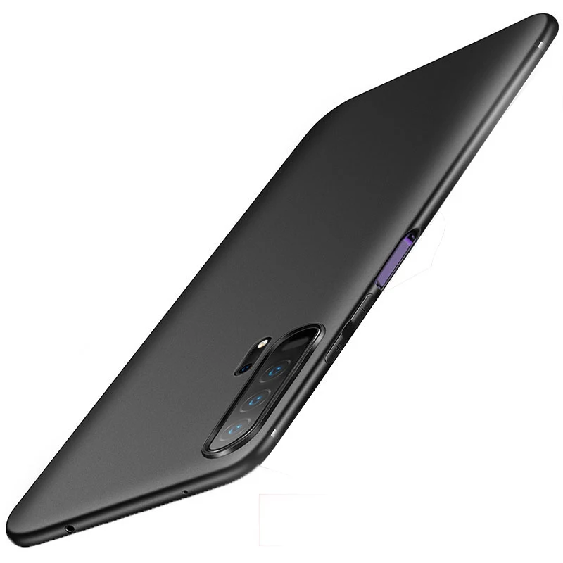 Huawei honor 20 Pro чехол силиконовый чехол для задней панели honor 20pro чехол мягкий Mofi ультра тонкий матовый защитный чехол honor 20PRO чехол - Цвет: Черный