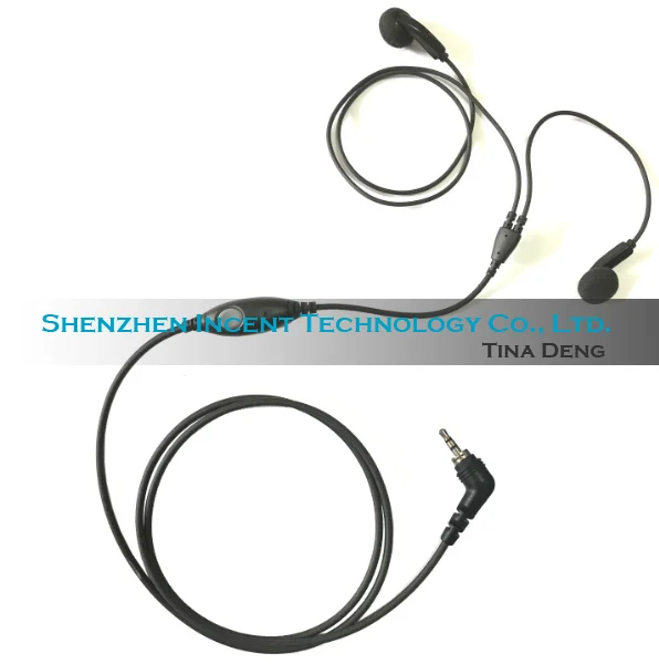 

VOIONAIR 10pcs/lot Ear Bud Double Earphone Headset Speaker For Motorola MTH650 MTH800 MTH850 MTP850