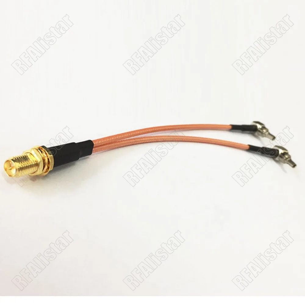 10 шт. Женский штекер и Y-образный 2x CRC9 кабеля RG316 15 см/20 см/30 см/50 см/1 м | Обустройство